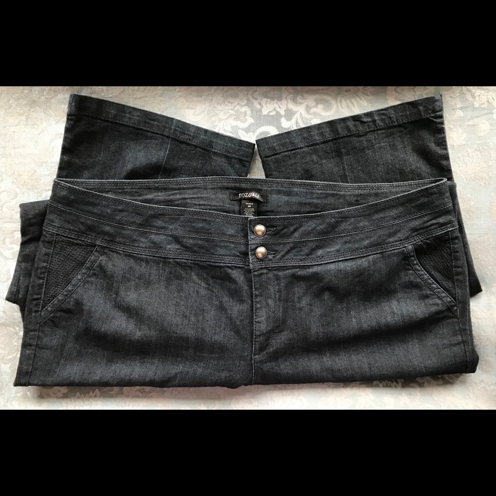 COPY - Roz & Ali Denim Wide Leg Jeans